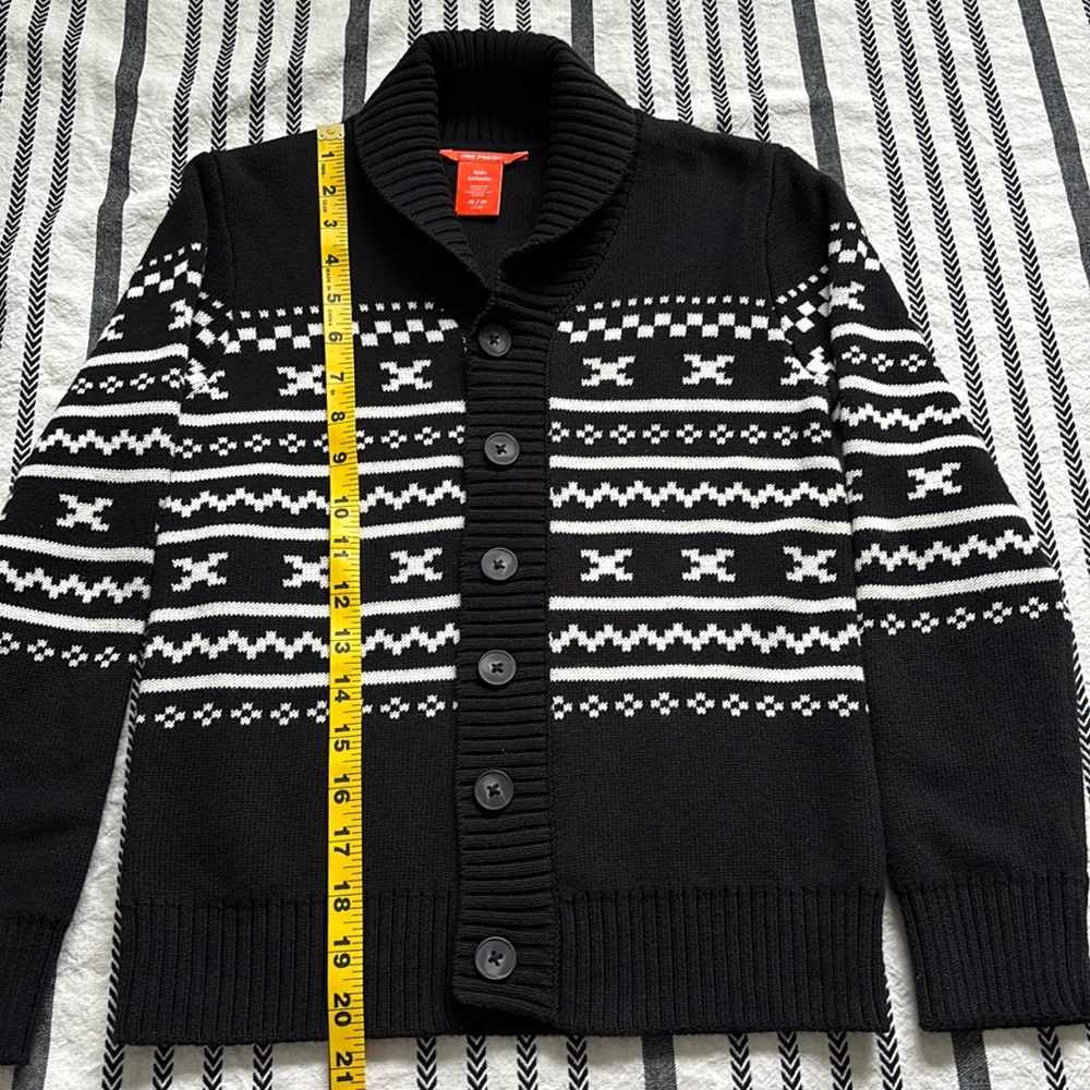 JOE FRESH KNIT SWEATER, KIDS M (7-8)
